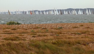 Round the Isle of Wight Race 2004 organised by the Island Sailing Club.