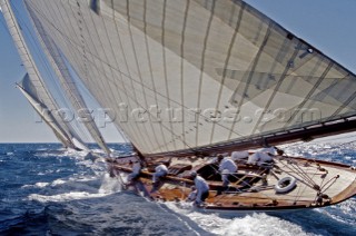 Classic sailing yacht Lady Anne