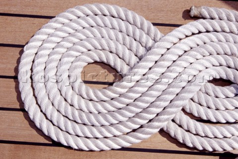 517-4758: Coiled rope on deck of classic yacht - : Asset Details -Kos  Picture Source