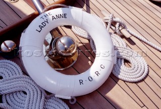 Lady Anne - Deck deteils - Life Jacket.