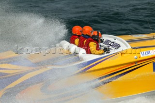 The Powerboat P1 British Grand Prix 2004 in Brighton UK.