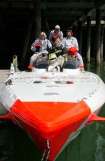 The Powerboat P1 British Grand Prix 2004 in Brighton UK.