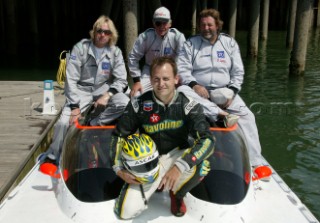 The Powerboat P1 British Grand Prix 2004 in Brighton UK.