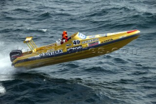 The Powerboat P1 British Grand Prix 2004 in Brighton UK.