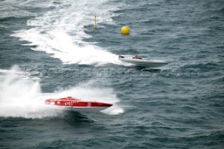 The Powerboat P1 British Grand Prix 2004 in Brighton UK.