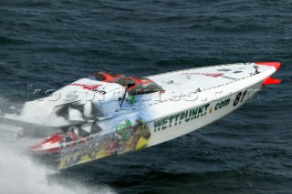 The Powerboat P1 British Grand Prix 2004 in Brighton UK.