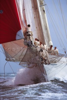 Merit off watch crew eats below deck on the Whitread race