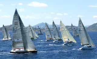 Porto Cervo 21 giugno 2004Sardinia Rolex Cup 2004StartPhoto:©Carlo Borlenghi ROLEX