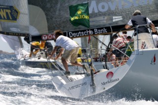 Porto Cervo - 21 06 2004. Sardinia Rolex Cup 2004. Nerone Meridiana Spain Farr 40. Photo©Carlo Borlenghi/ROLEX