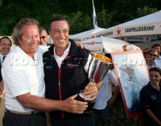 Capri - Italy 27 05 04TRE GOLFI-TROFEO TELECOMPrizegiving - Pier Luigi Loro Piana and Raffaele Raiola