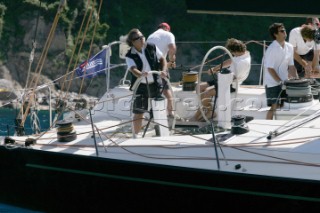 Capri - Italy 26 05 04TRE GOLFI-TROFEO TELECOMPier Luigi Loro Piana on board of MY SONG