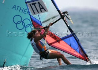 Athens 15 08 2004. Olympic Games 2004  . Mistral F. ALESSANDRA SENSINI (ITA).