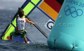 Athens 15 08 2004. Olympic Games 2004  . Mistral M. TONI WILHELM (GER).