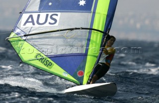 Athens 15 08 2004. Olympic Games 2004  . Mistral F. JESSICA CRISP (AUS).