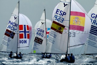 Shirley Robertson/Sarah Webb/Sarah Ayton - Yngling Class - 16/8/04 Olympic Games 2004