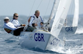 Shirley Robertson/Sarah Webb/Sarah Ayton - Yngling Class - 16/8/04 Olympic Games 2004