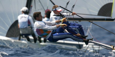 Athens 18 08 2004 Olympic Games 2004 49er DRAPERHISCOKS GBR