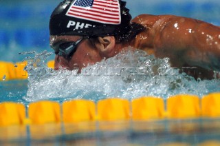 Athens 200419th August 2004Swimming Michael Phelps (USA)