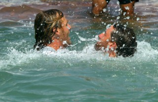 Athens 21 08 2004. Olympic Games 2004  . Finn. BEN AINSLIE  (GBR) . Gold Medal in Athens