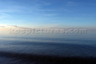 Breakwater on a still day  Whitstable Beach Kent