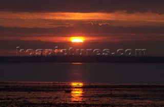 Sunset Whitstable Beach