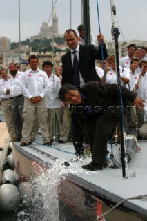 Marseille  03 09 2004Marseille Louis Vuitton ACT 1K-Challange Christening  - Christian Clavier  ( Actor) ACM/