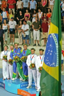 Athens 28 08 2004. Olympic Games 2004  . Star. TORBEN GRAEL - MARCELO FERREIRA (BRA). Gold Medal.