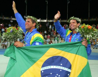 Athens 28 08 2004. Olympic Games 2004  . Star. TORBEN GRAEL - MARCELO FERREIRA (BRA). Gold Medal.