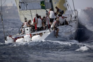 Rolex Maxi World Championship 2004 in Porto Cervo Sardinia. Genuine Risk.