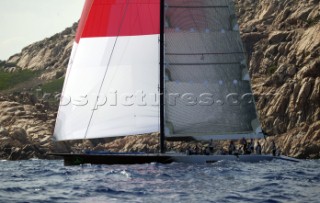 Rolex Maxi World Championship 2004 in Porto Cervo Sardinia. Genuine Risk.