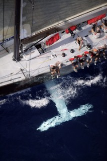 Rolex Maxi World Championship 2004 in Porto Cervo Sardinia. Genuine Risk.