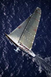 Rolex Maxi World Championship 2004 in Porto Cervo Sardinia. Genuine Risk.