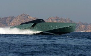Luca Bassani, founder and owner of Wally Yachts, onboard his new WallyPower superyacht.