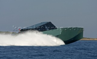 Luca Bassani, founder and owner of Wally Yachts, onboard his new WallyPower superyacht.