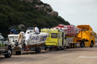 Powerboat P1 World Championship 2004 - Grand Prix of Poltu Quatu in Sardinia, Italy.