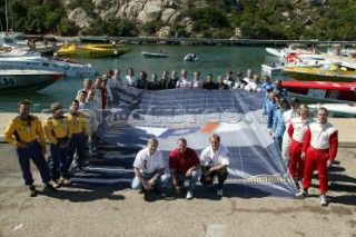 Powerboat P1 World Championship 2004 - Grand Prix of Poltu Quatu in Sardinia, Italy.