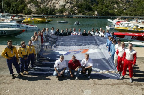 Powerboat P1 World Championship 2004  Grand Prix of Poltu Quatu in Sardinia Italy