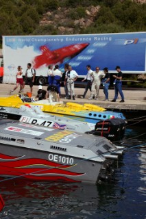 Powerboat P1 World Championship 2004 - Grand Prix of Poltu Quatu in Sardinia, Italy.