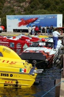 Powerboat P1 World Championship 2004 - Grand Prix of Poltu Quatu in Sardinia, Italy.