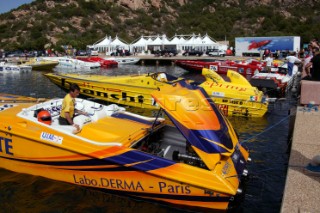 Powerboat P1 World Championship 2004 - Grand Prix of Poltu Quatu in Sardinia, Italy.