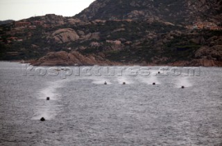 Powerboat P1 World Championship 2004 - Grand Prix of Poltu Quatu in Sardinia, Italy.