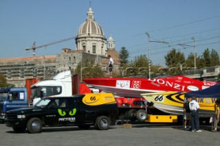 The final round of the Powerboat P1 World Championship 2004  - The Grand Prix of Catania, Sicily.