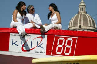 The final round of the Powerboat P1 World Championship 2004  - The Grand Prix of Catania, Sicily.