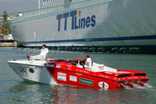 The final round of the Powerboat P1 World Championship 2004  - The Grand Prix of Catania, Sicily.