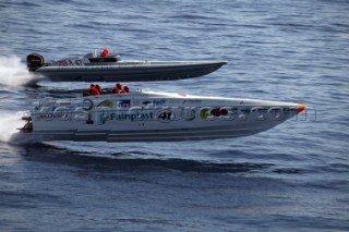 The final round of the Powerboat P1 World Championship 2004  - The Grand Prix of Catania, Sicily.