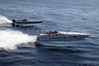 The final round of the Powerboat P1 World Championship 2004  - The Grand Prix of Catania, Sicily.