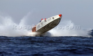 The final round of the Powerboat P1 World Championship 2004  - The Grand Prix of Catania, Sicily.