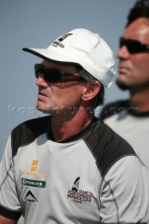 01 10 04. Valencia. Louis Vuitton ACT 2&3. Training: Team Shosholoza (South Africa) - Geoff Meek . Photo:©Carlo Borlenghi