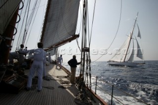 The classic yacht Eleanora during the Voiles de St Tropez 2004