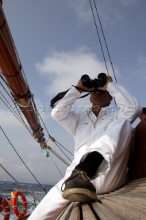 The classic yacht Eleanora during the Voiles de St Tropez 2004